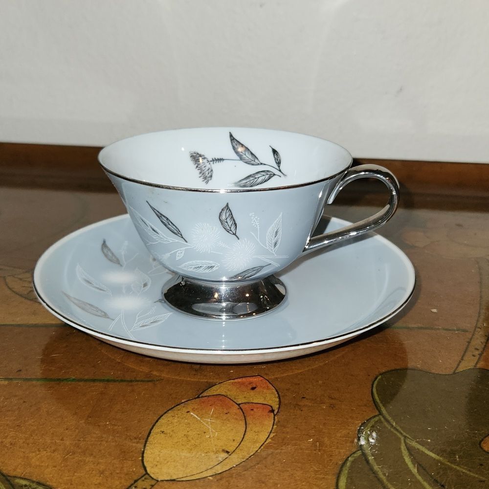 Sapphire by Deville Footed Cup and Saucer
